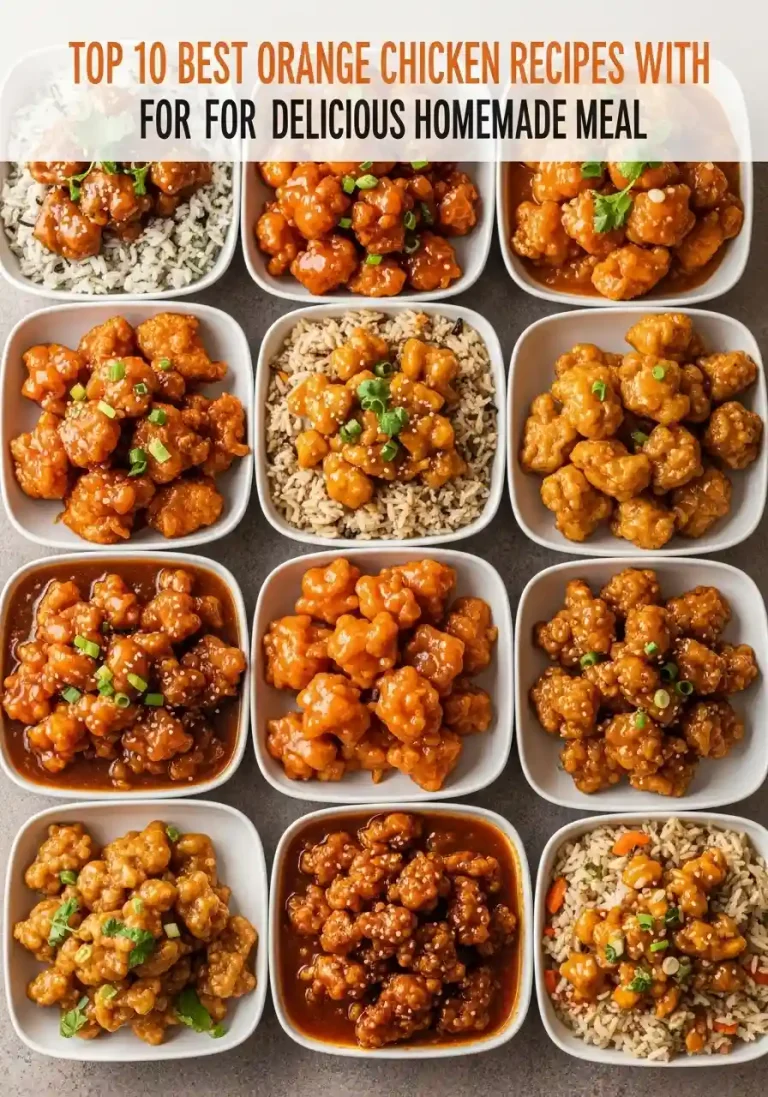Orange Chicken Recipe with Rice
